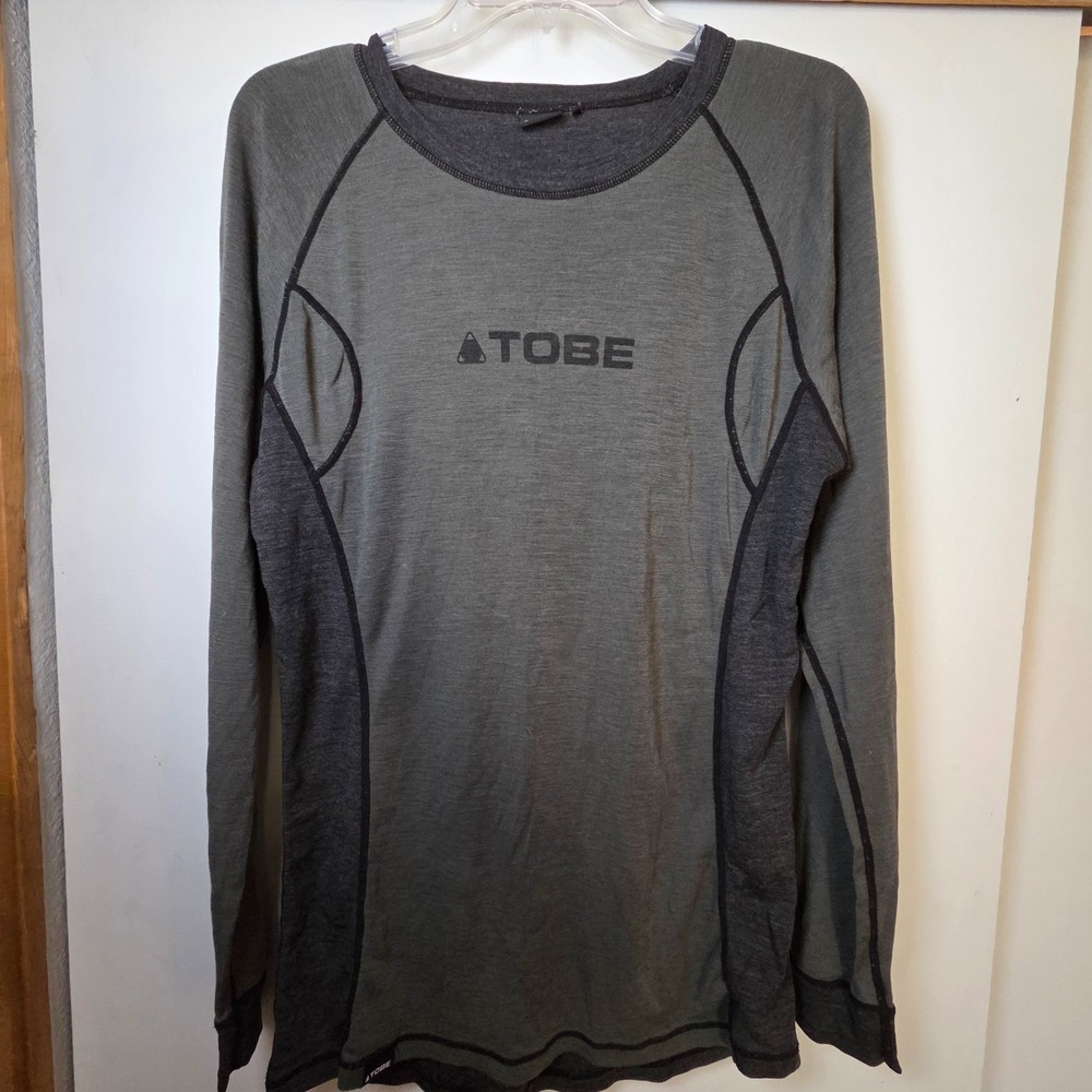 Tobe Men's Merino Wool Shirt Size XL Winter Warm Base Layers Thermal Outdoors